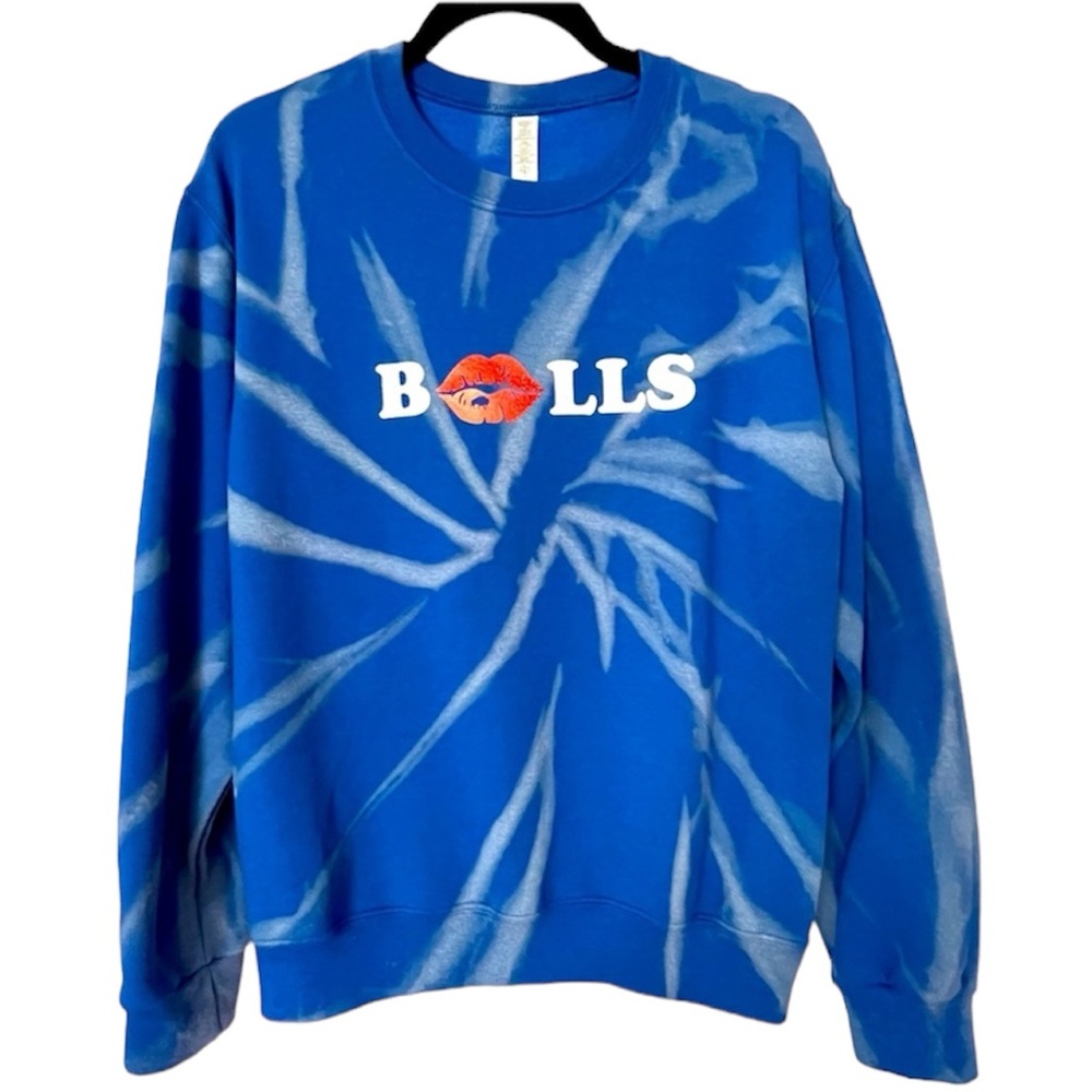 Buffalo bills bleached sweatshirt